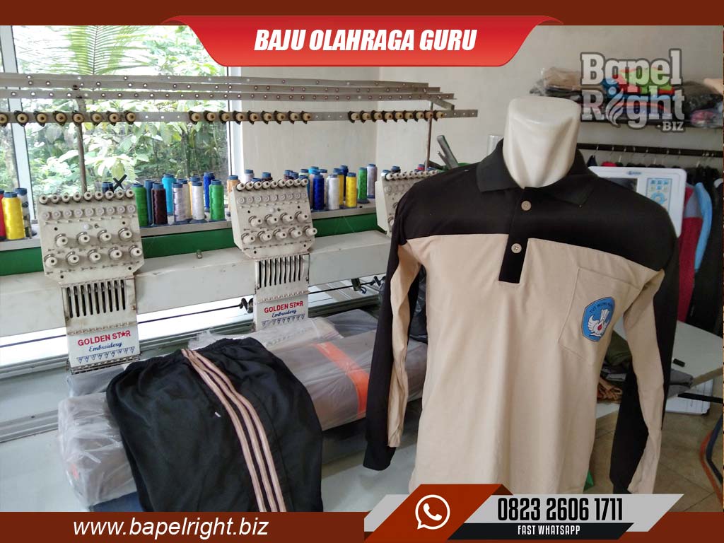 desain baju olahrga guru smp