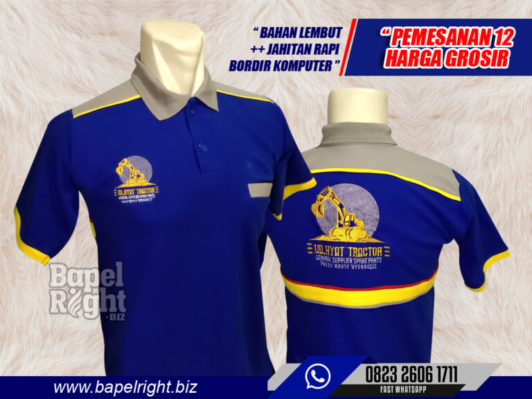 Desain Kaos Kerah untuk Seragam