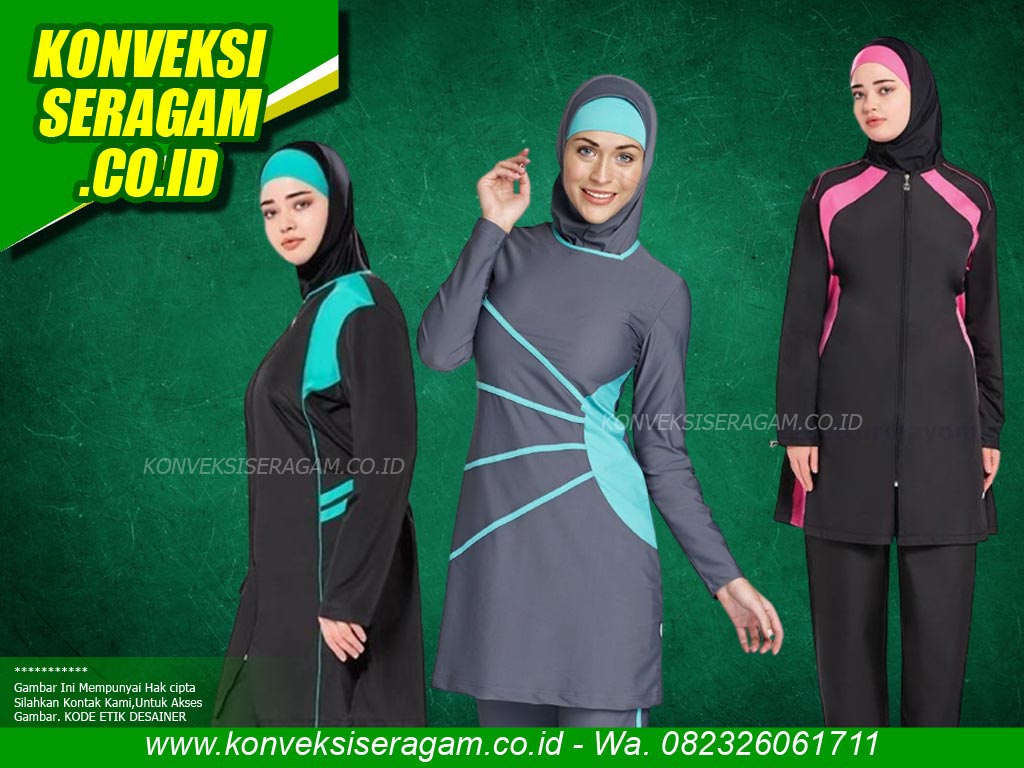 Baju Olahraga Muslimah Modis