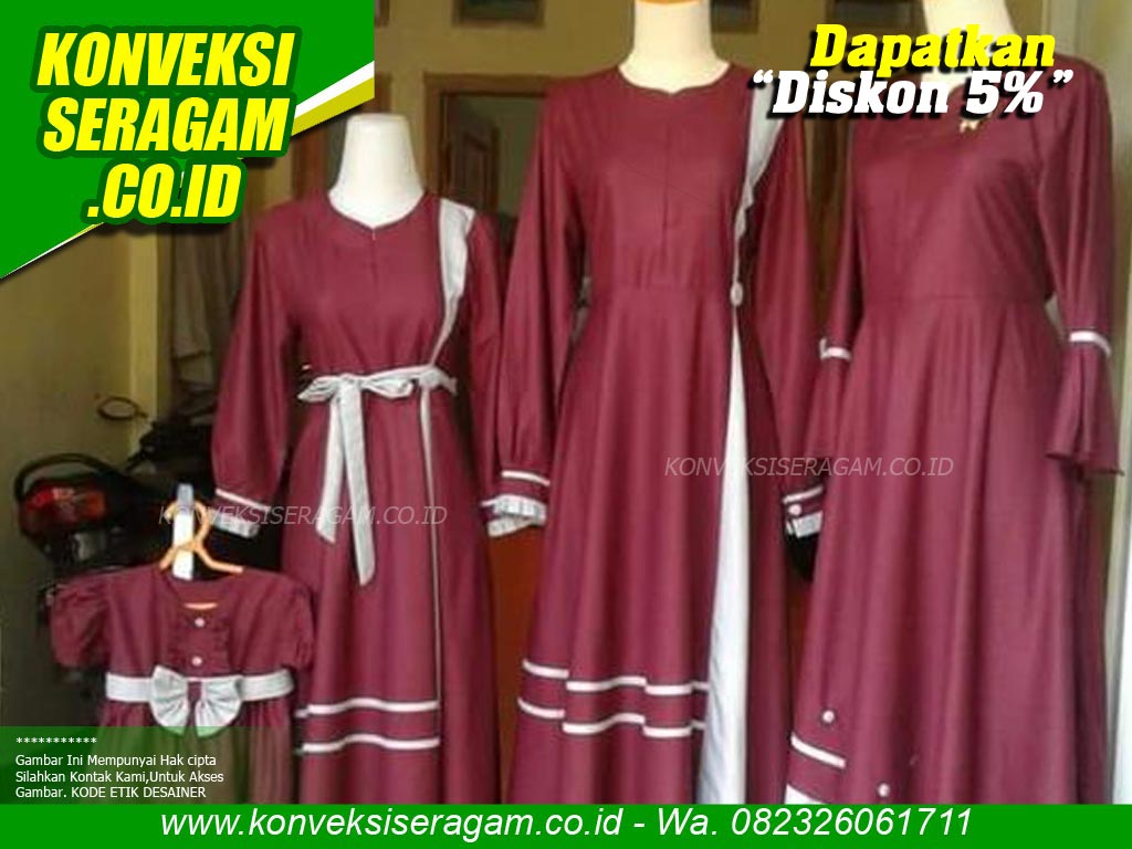 Baju Seragam Keluarga Untuk Pesta Pernikahan Terbaru